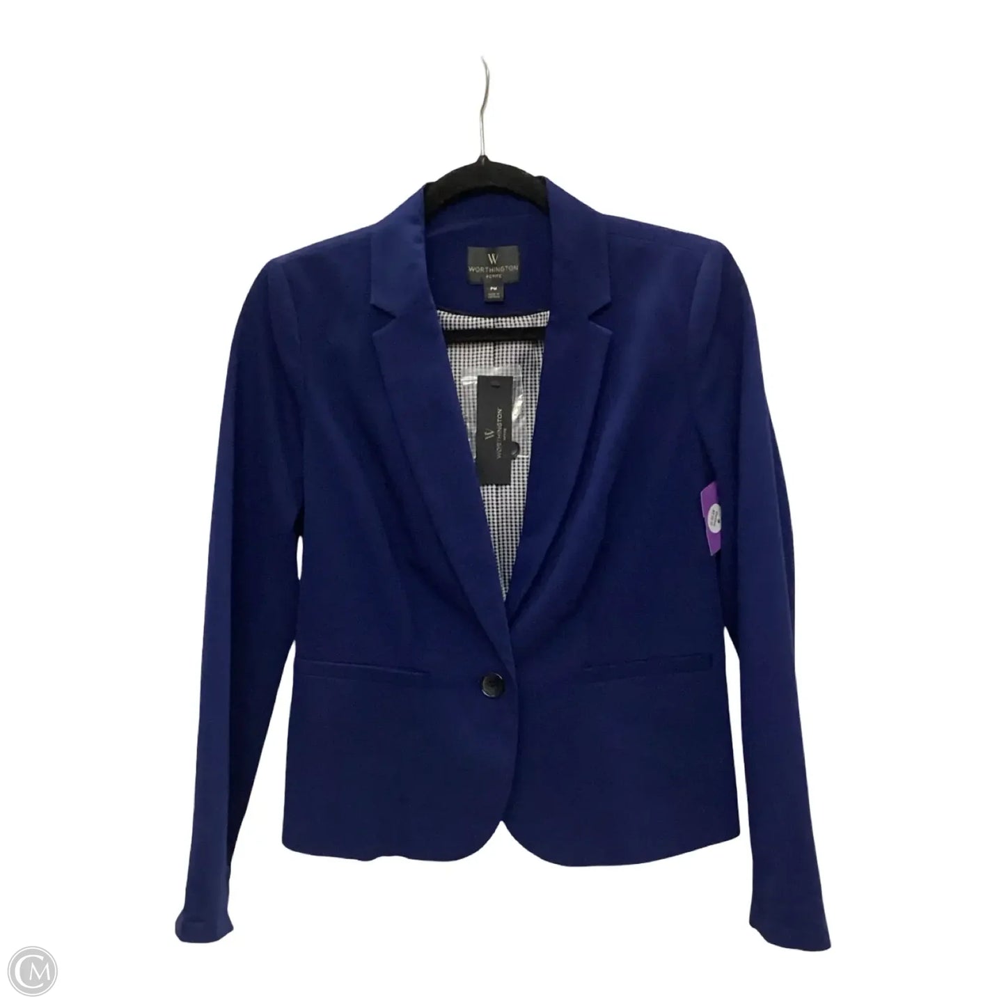 Blazer By Worthington In Blue, Size: Mp