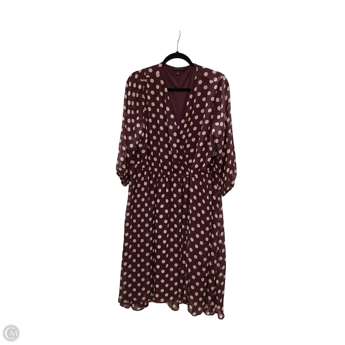 Dress Casual Short By Lane Bryant In Purple, Size: Xxl