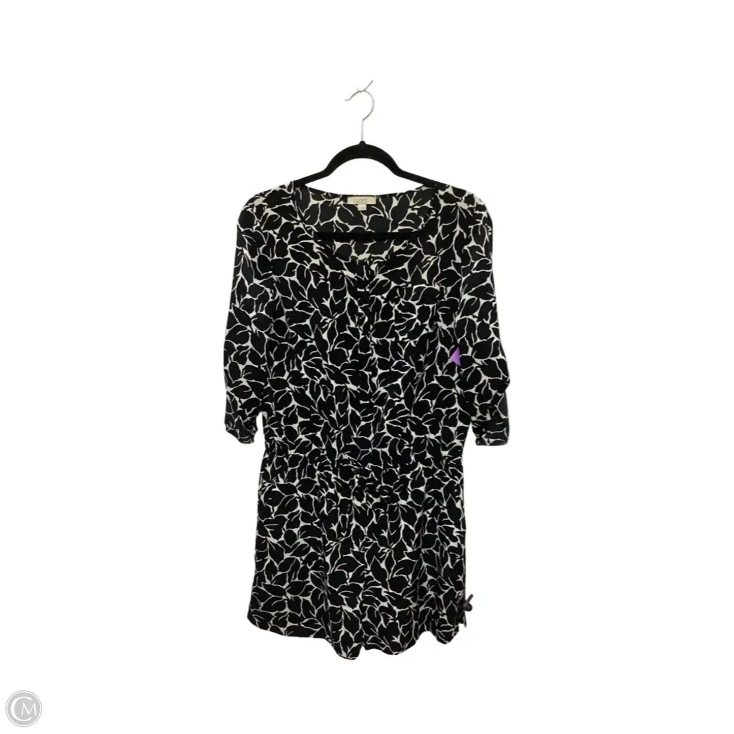 Romper By Loft In Black & White, Size: 2