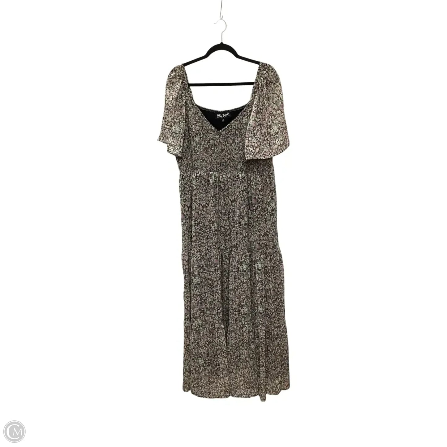 Dress Casual Maxi By White Birch In Floral Print, Size: 2x