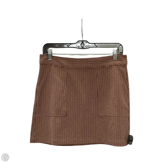 Skirt Mini & Short By A New Day In Plaid Pattern, Size: S