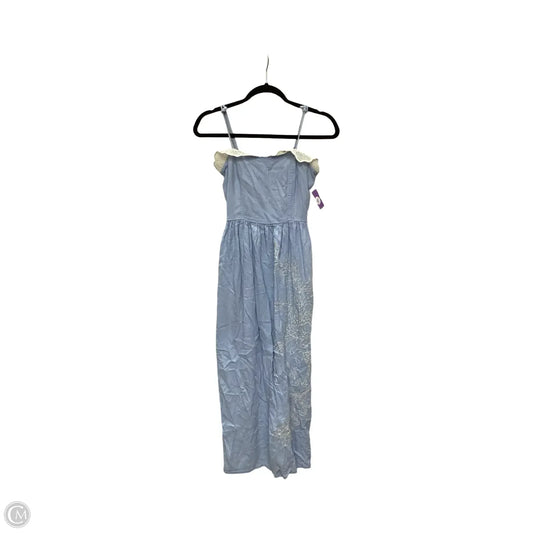 Dress Casual Midi By Universal Thread In Blue, Size: Xs