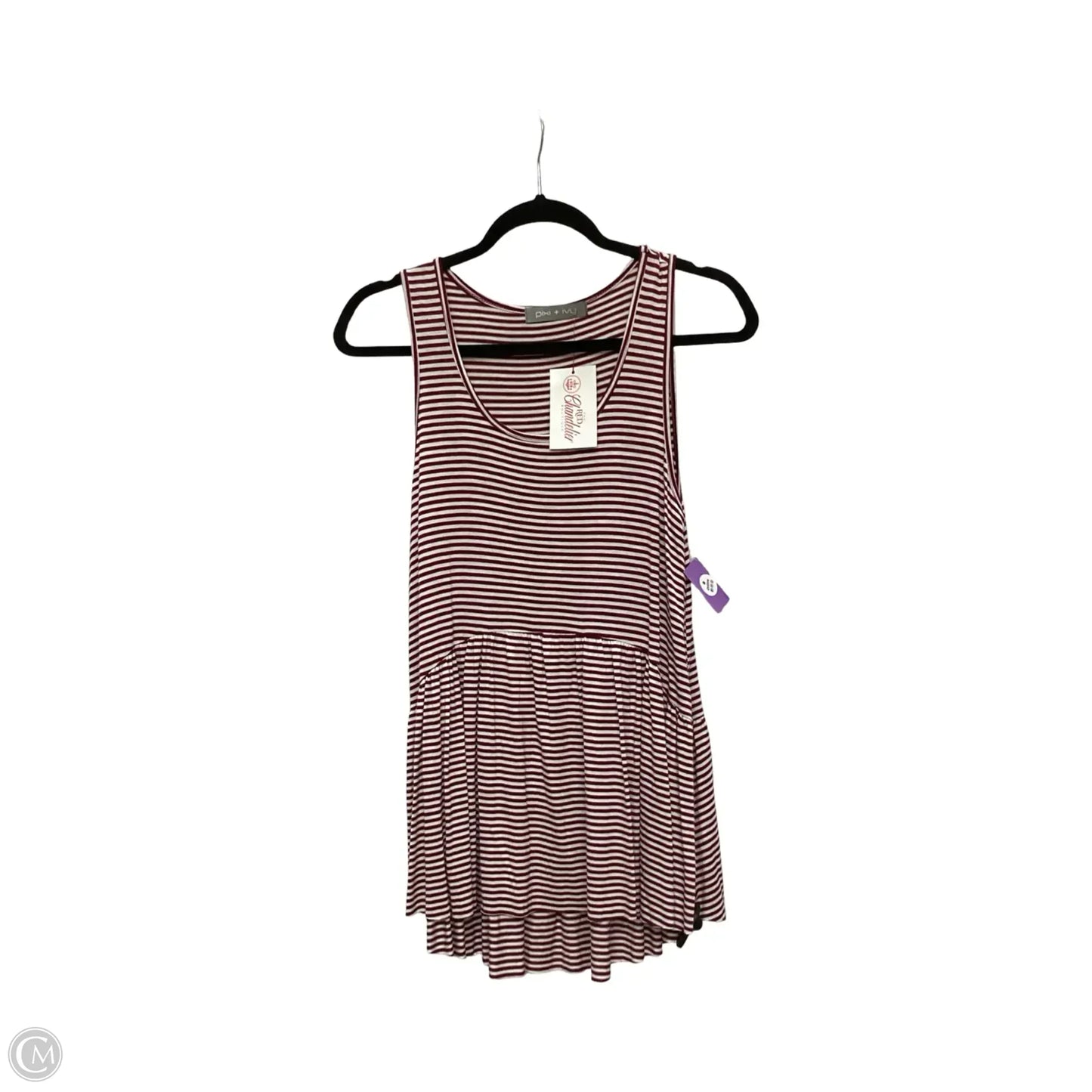 Blouse Sleeveless By Clothes Mentor In Striped Pattern, Size: S