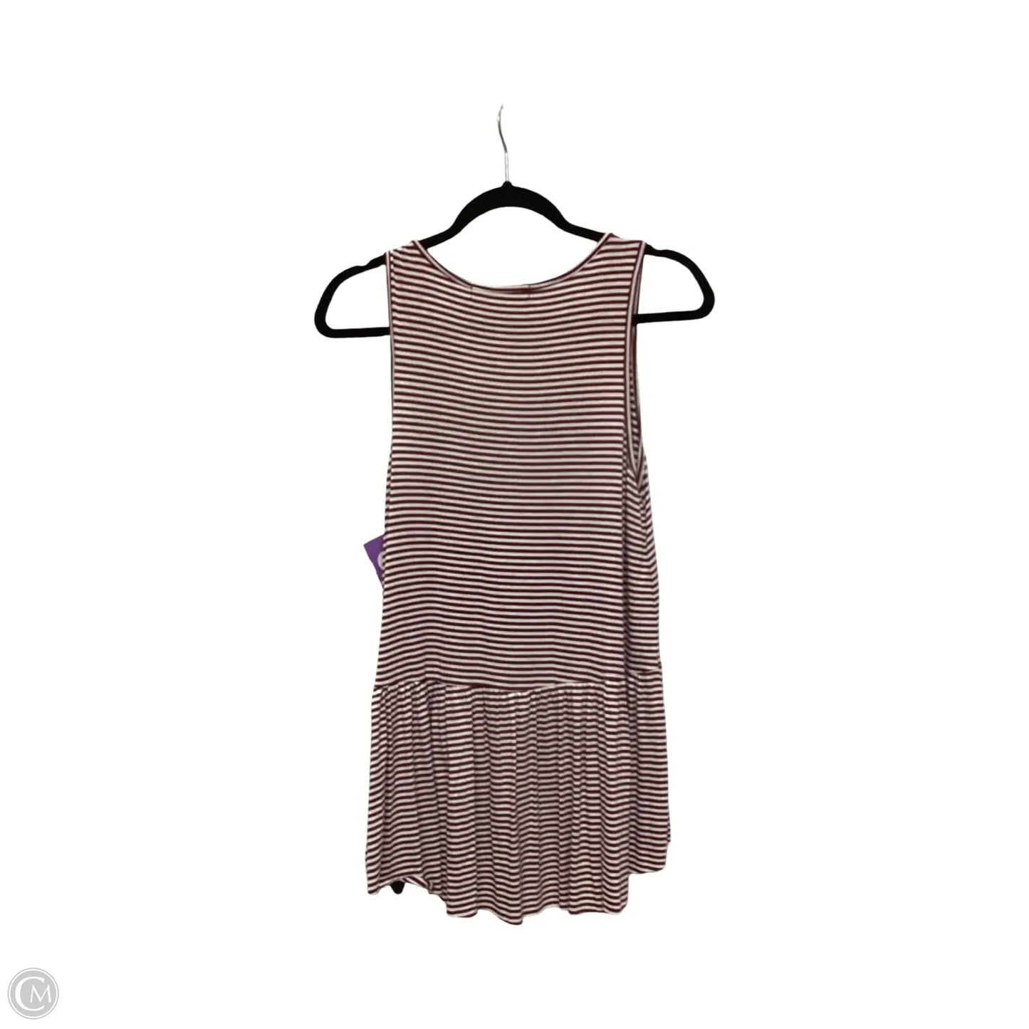 Blouse Sleeveless By Clothes Mentor In Striped Pattern, Size: S