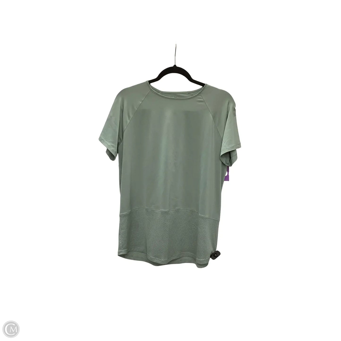 Athletic Top Short Sleeve By Under Armour In Green, Size: Xl