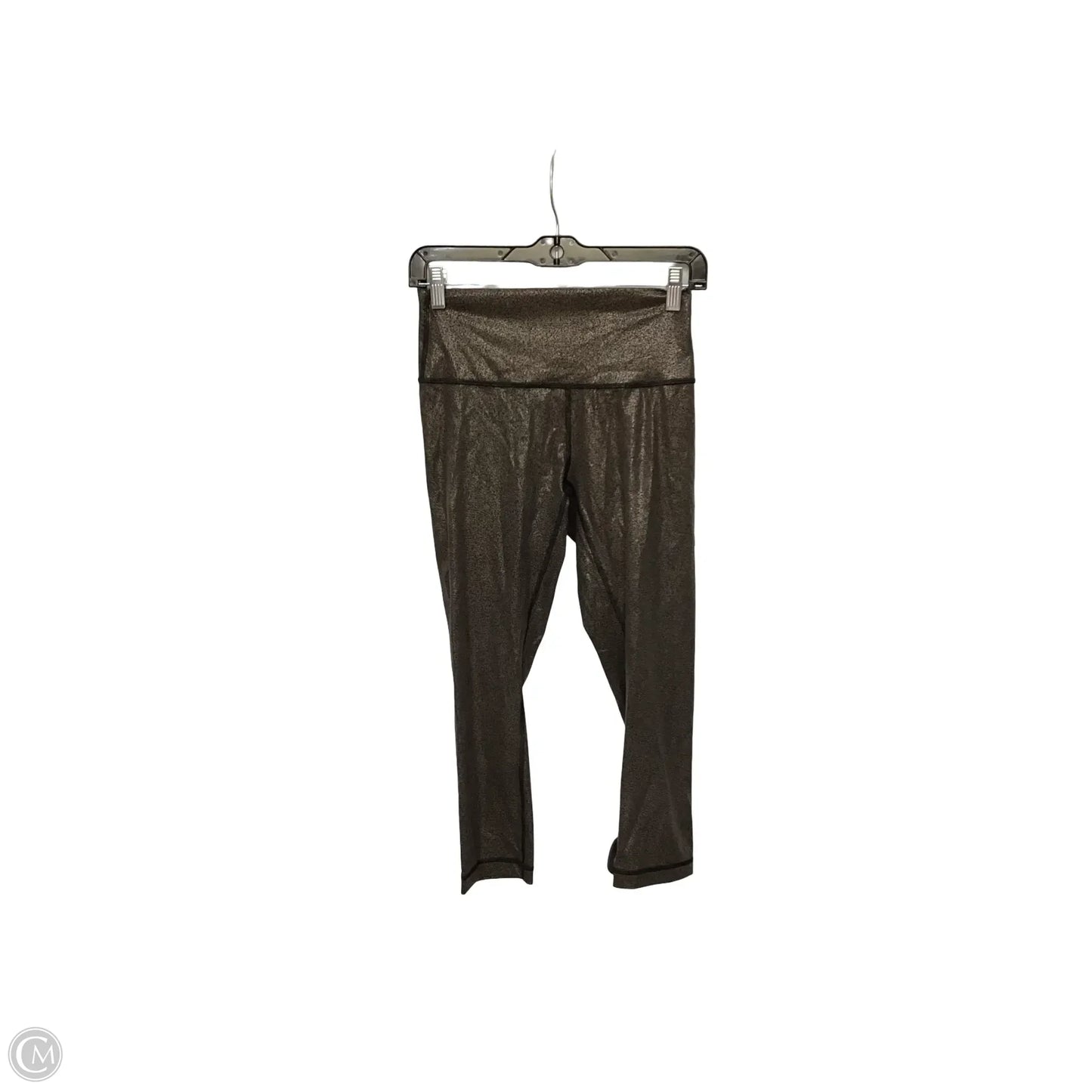 Athletic Capris By Lululemon In Gold, Size: 6
