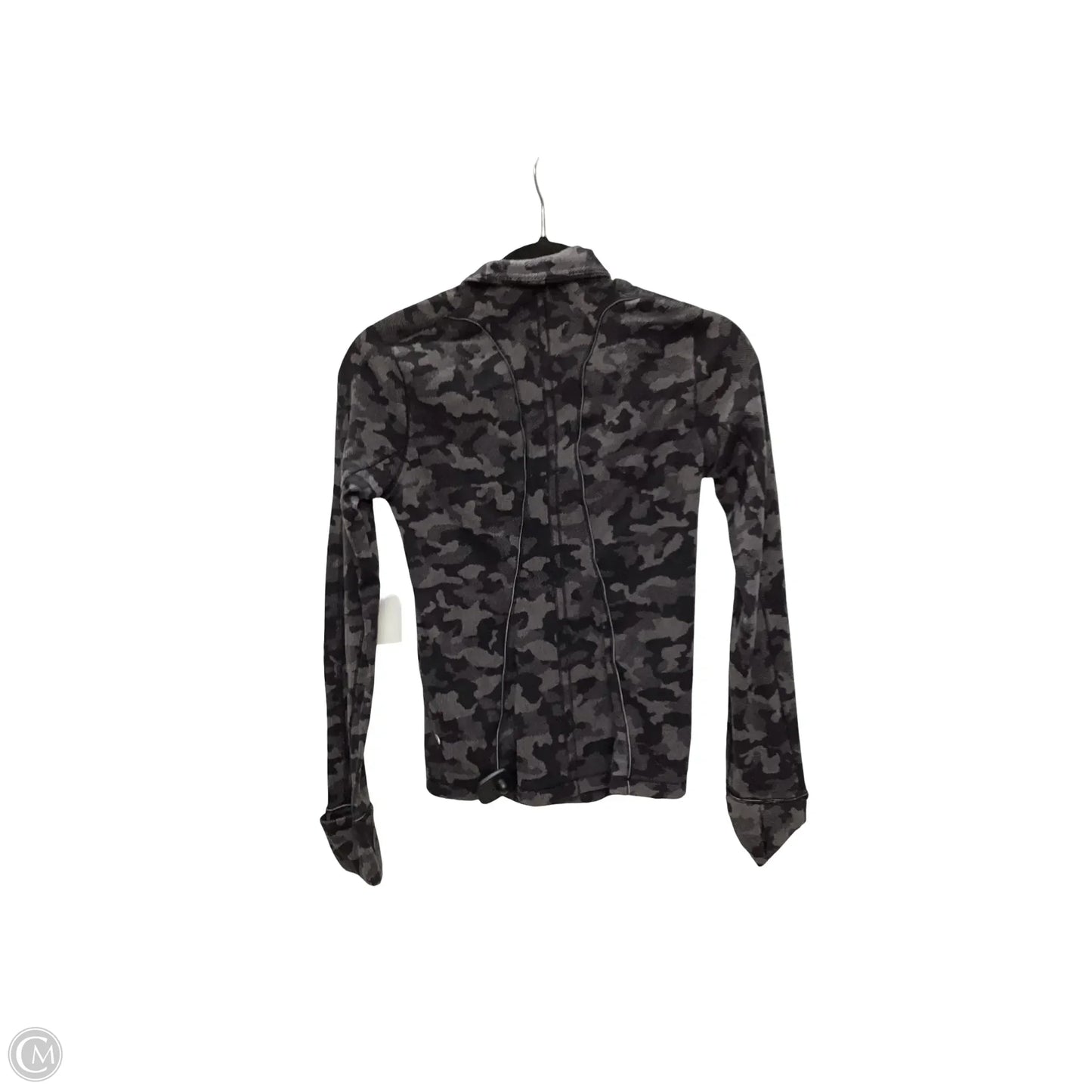 Athletic Jacket By Lululemon In Camouflage Print, Size: 6