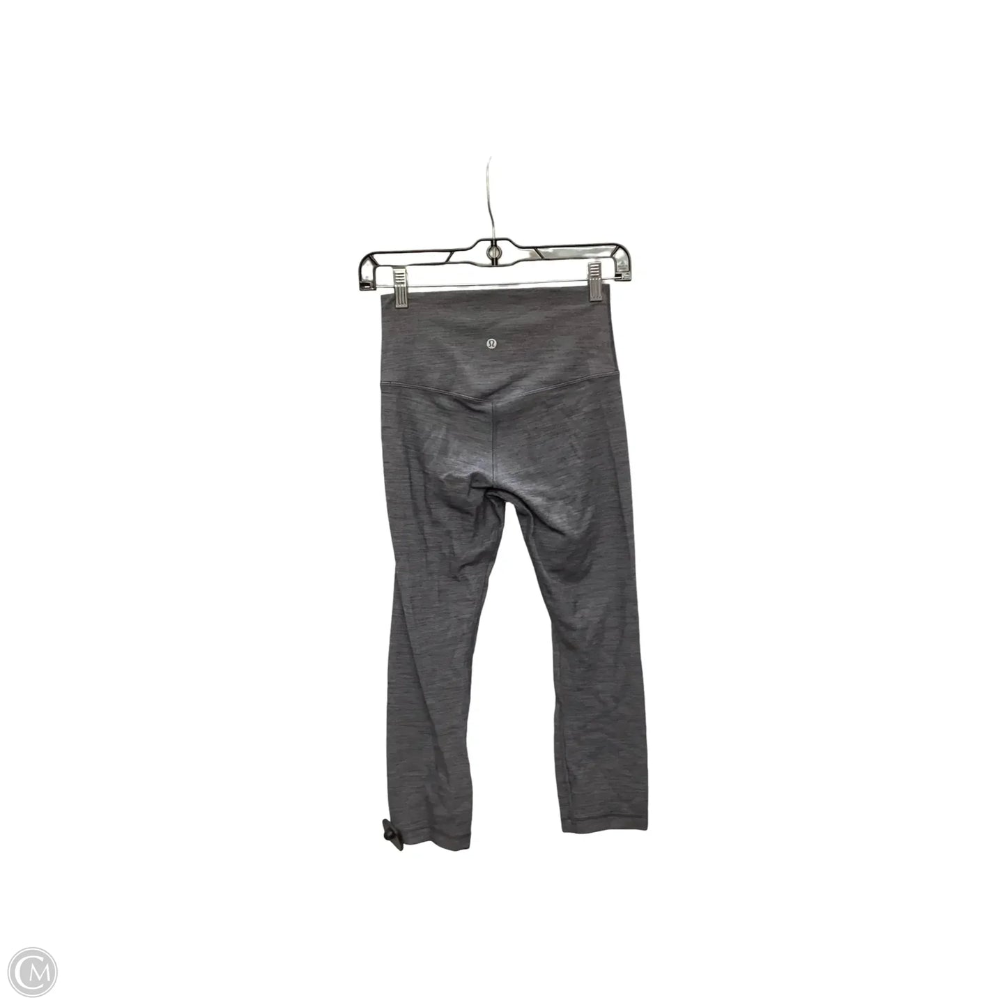 Athletic Capris By Lululemon In Grey, Size: 6