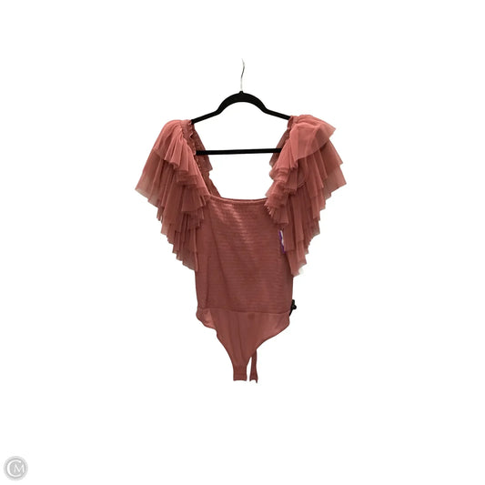 Bodysuit By Free People In Pink, Size: L