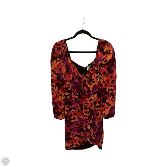 Designer Dress Party Short By Saylor In Floral Print, Size: Xs
