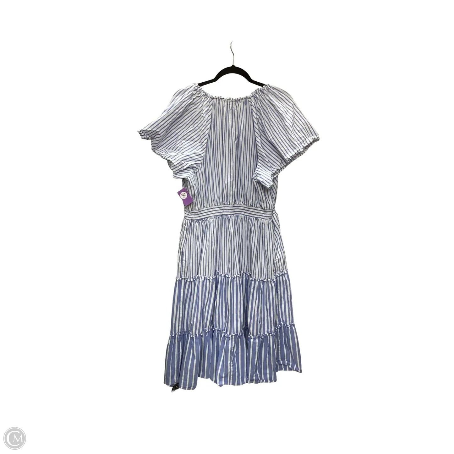 Dress Casual Midi By Lane Bryant In Striped Pattern, Size: 2x