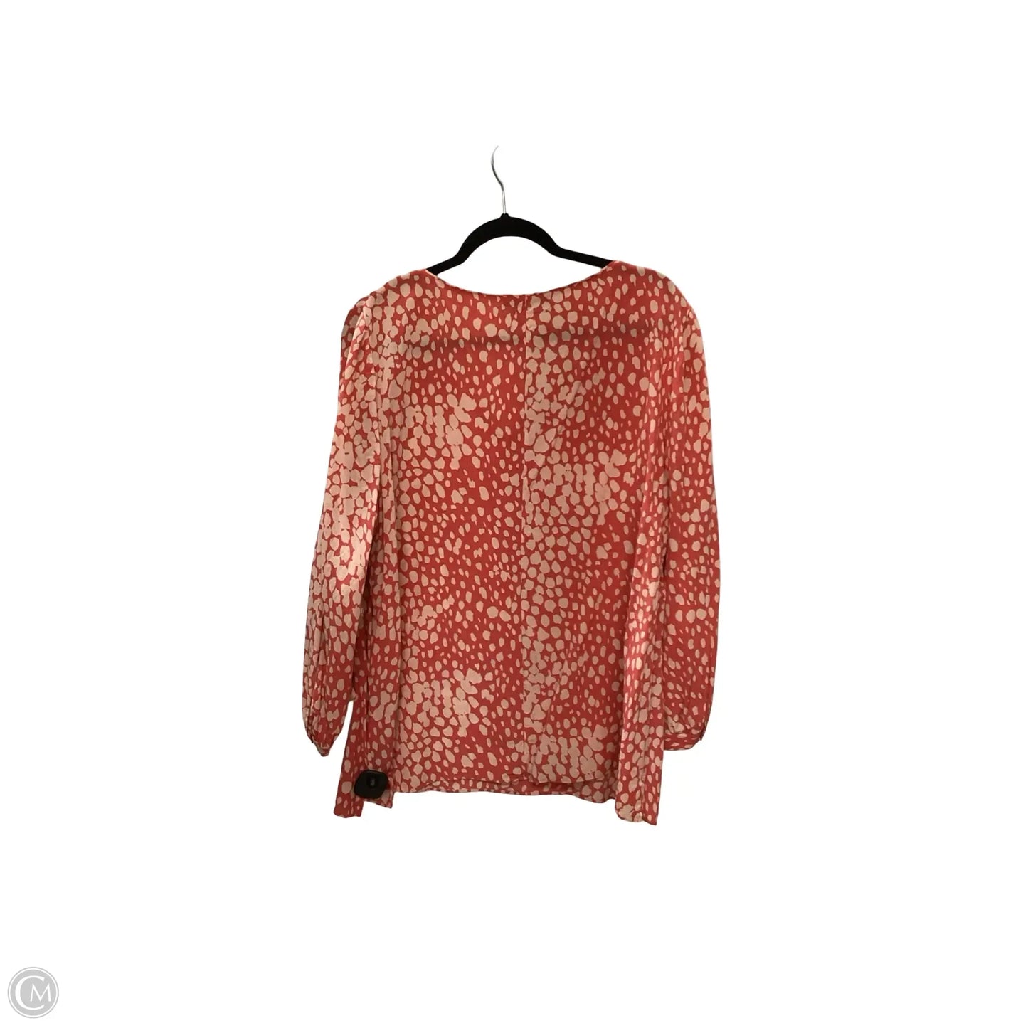 Blouse Designer By Lafayette 148 In Polkadot Pattern, Size: Xxl