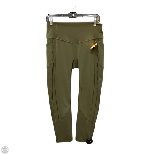 Athletic Leggings By Lululemon In Green, Size: 10