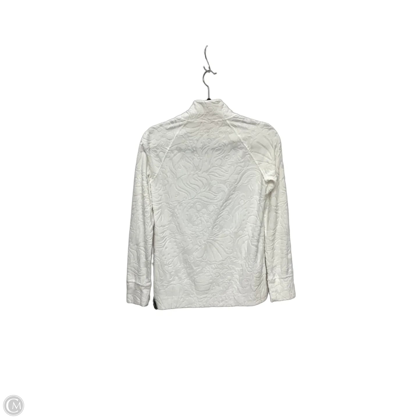 Top Long Sleeve Designer By Lilly Pulitzer In White, Size: Xs