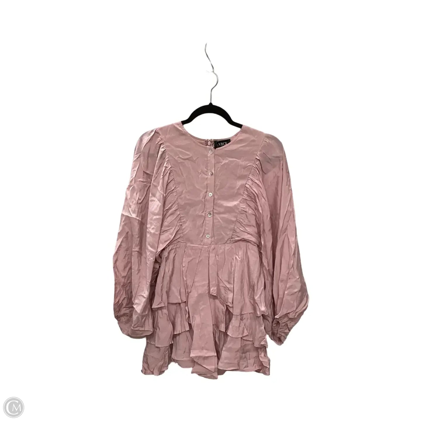 Dress Casual Short By Vici In Pink, Size: S