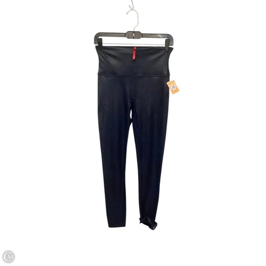 Athletic Leggings By Spanx In Navy, Size: L