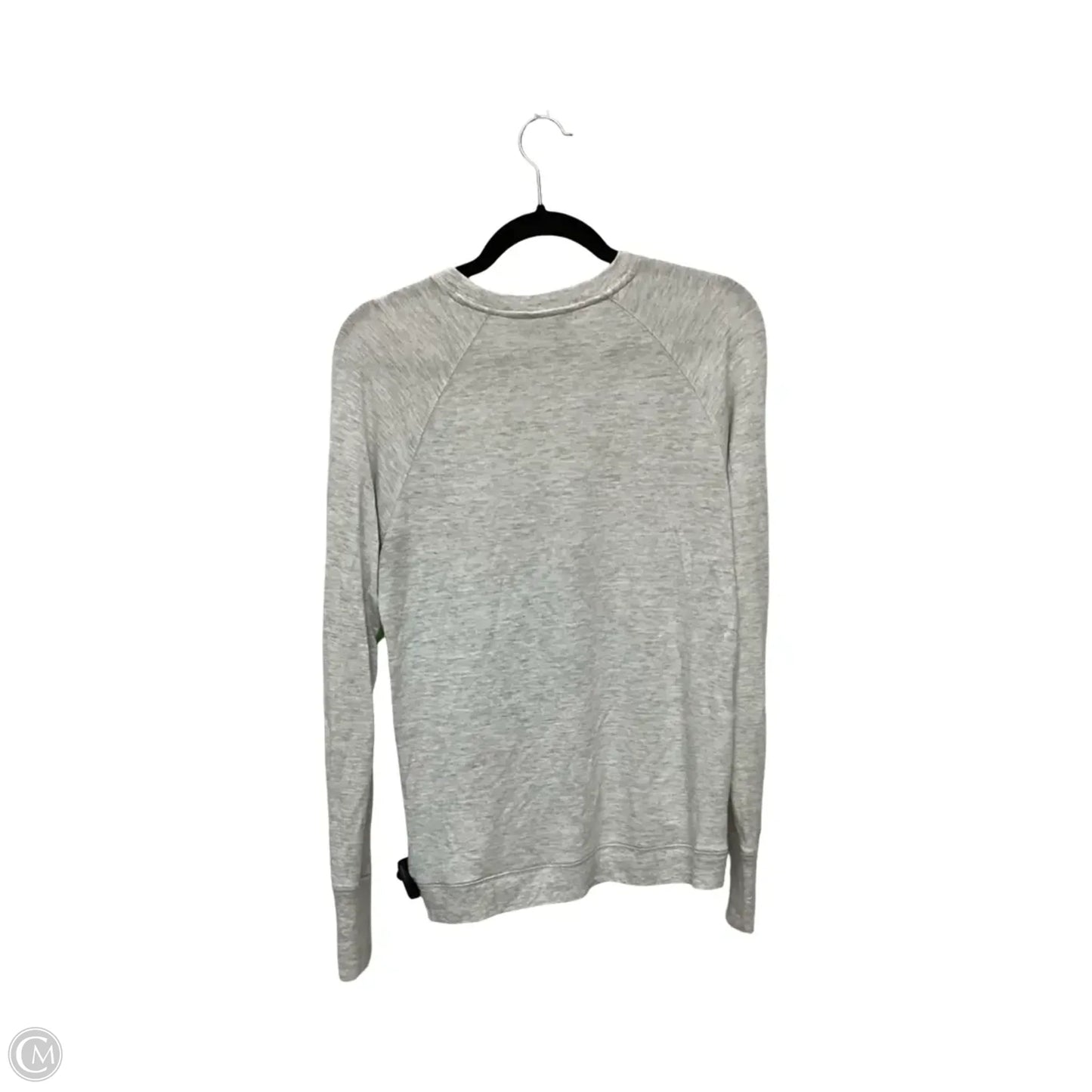 Athletic Top Long Sleeve Crewneck By Athleta In Grey, Size: Xs