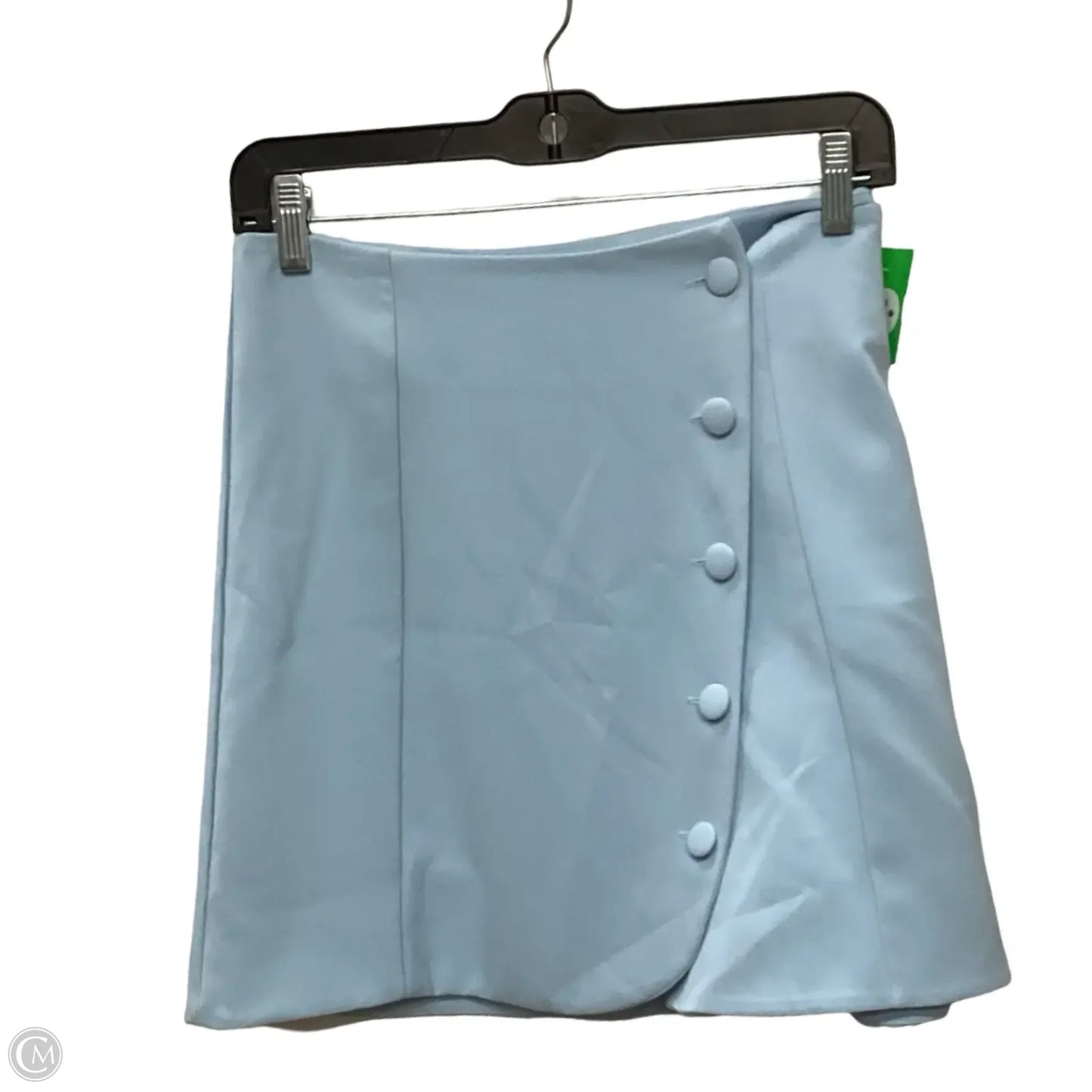 Skirt Mini & Short By Glam In Blue, Size: L