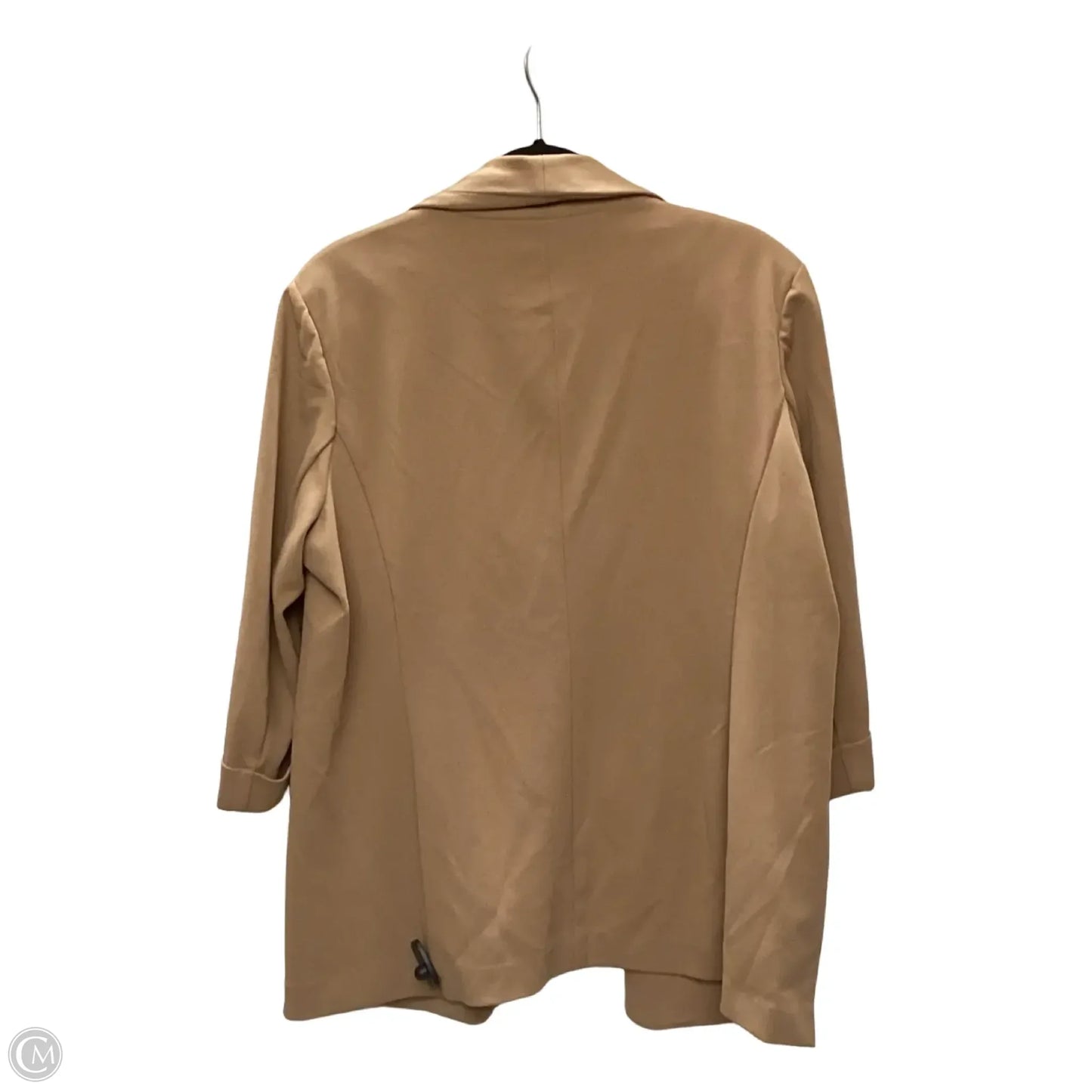 Blazer By Anne Klein In Tan, Size: Xl