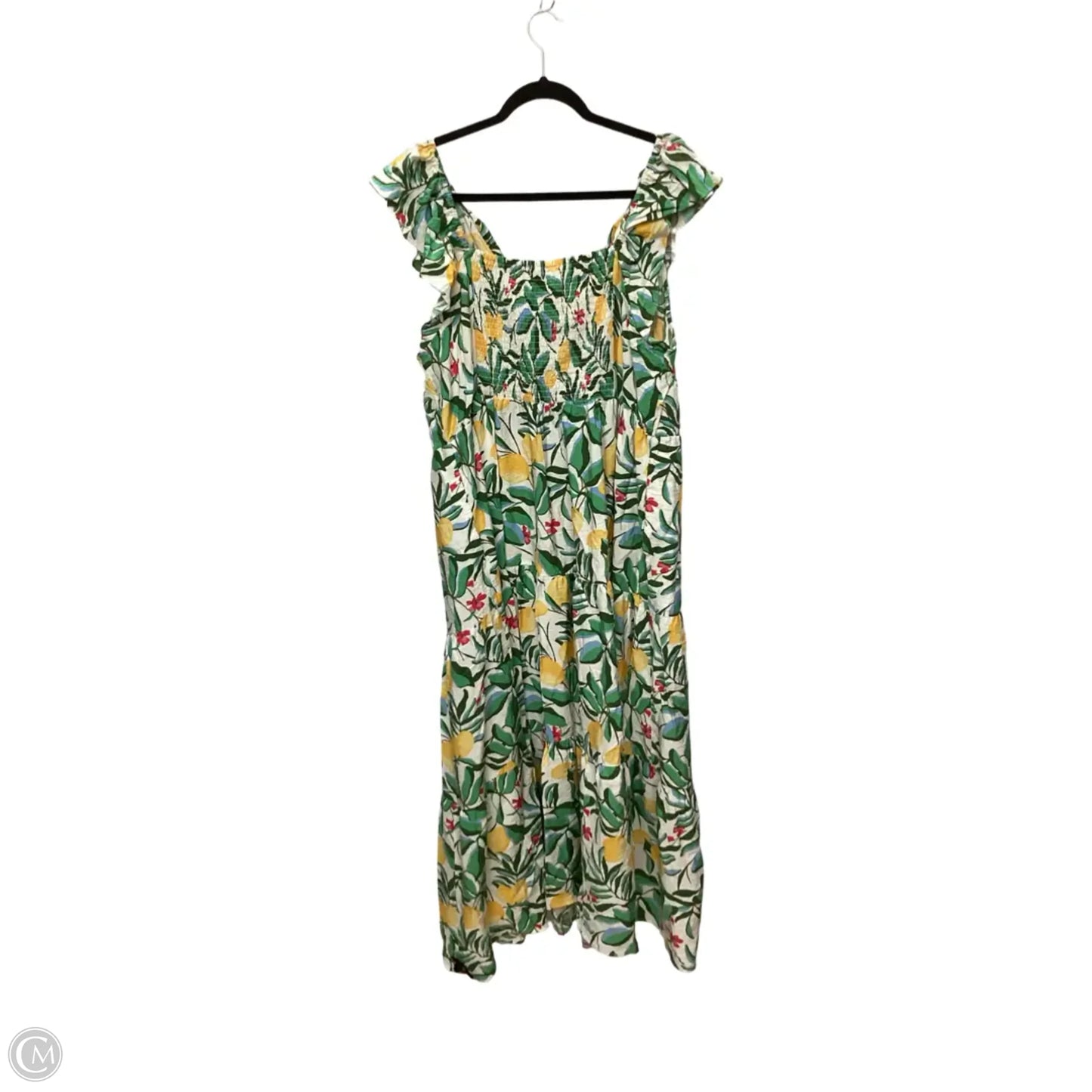 Dress Casual Maxi By Ava & Viv In Green, Size: 1x