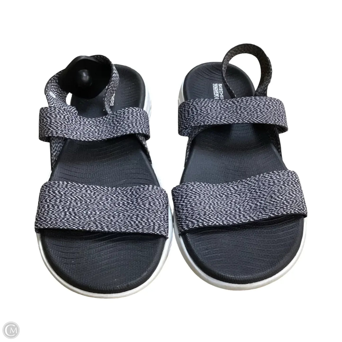 Sandals Flats By Skechers In Black, Size: 8