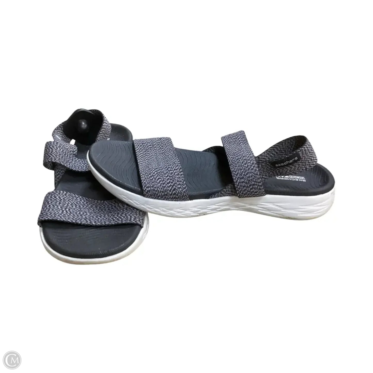 Sandals Flats By Skechers In Black, Size: 8