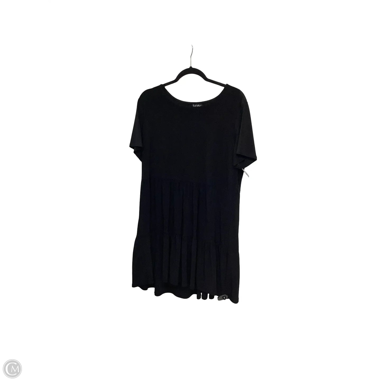 Dress Casual Short By Nicole Miller In Black, Size: 1x