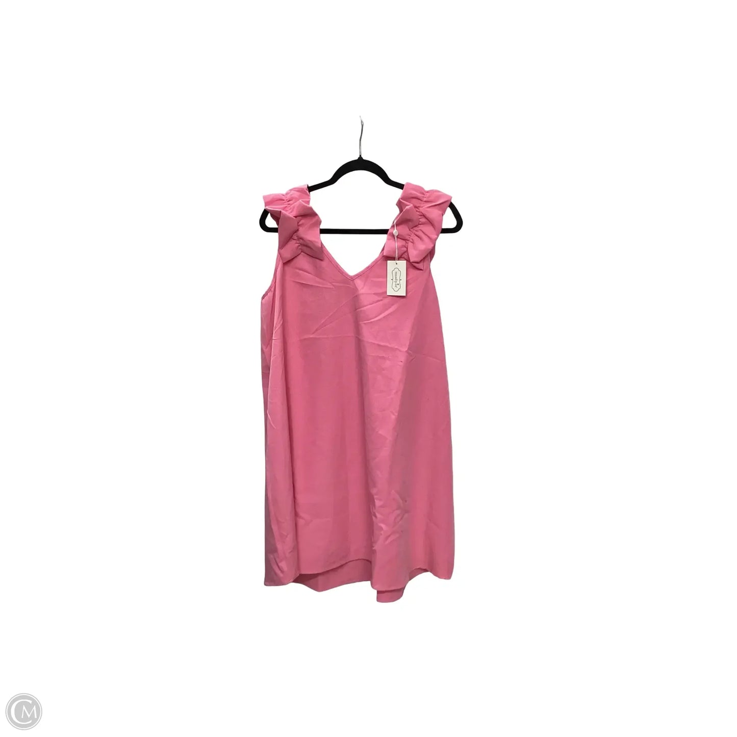 Dress Casual Short By Mudpie In Pink, Size: L