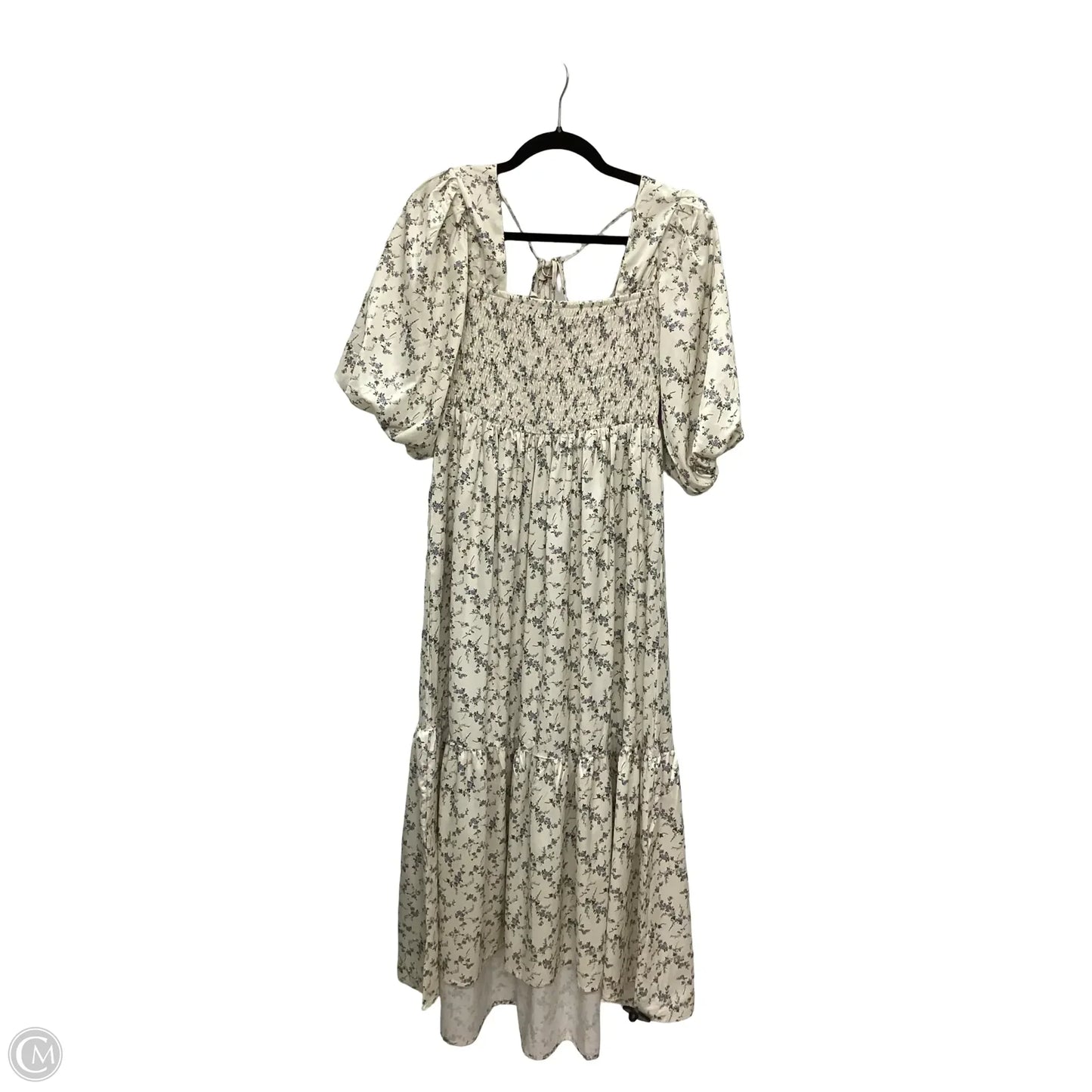 Dress Casual Maxi By Elloh In Cream, Size: M