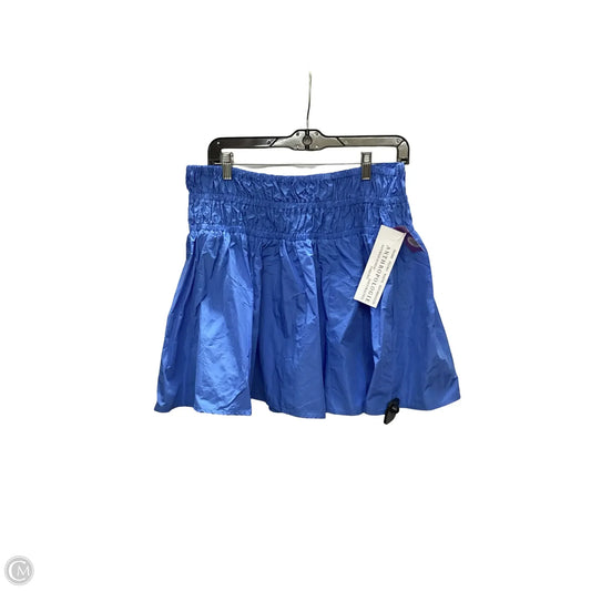 Skirt Mini & Short By Anthropologie In Blue, Size: L