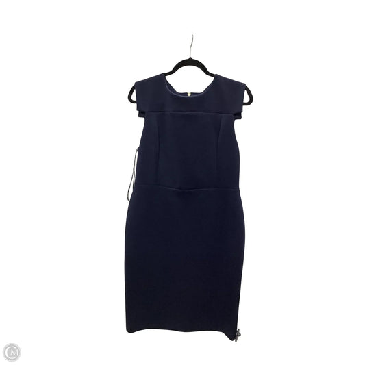 Dress Work By Calvin Klein In Navy, Size: L
