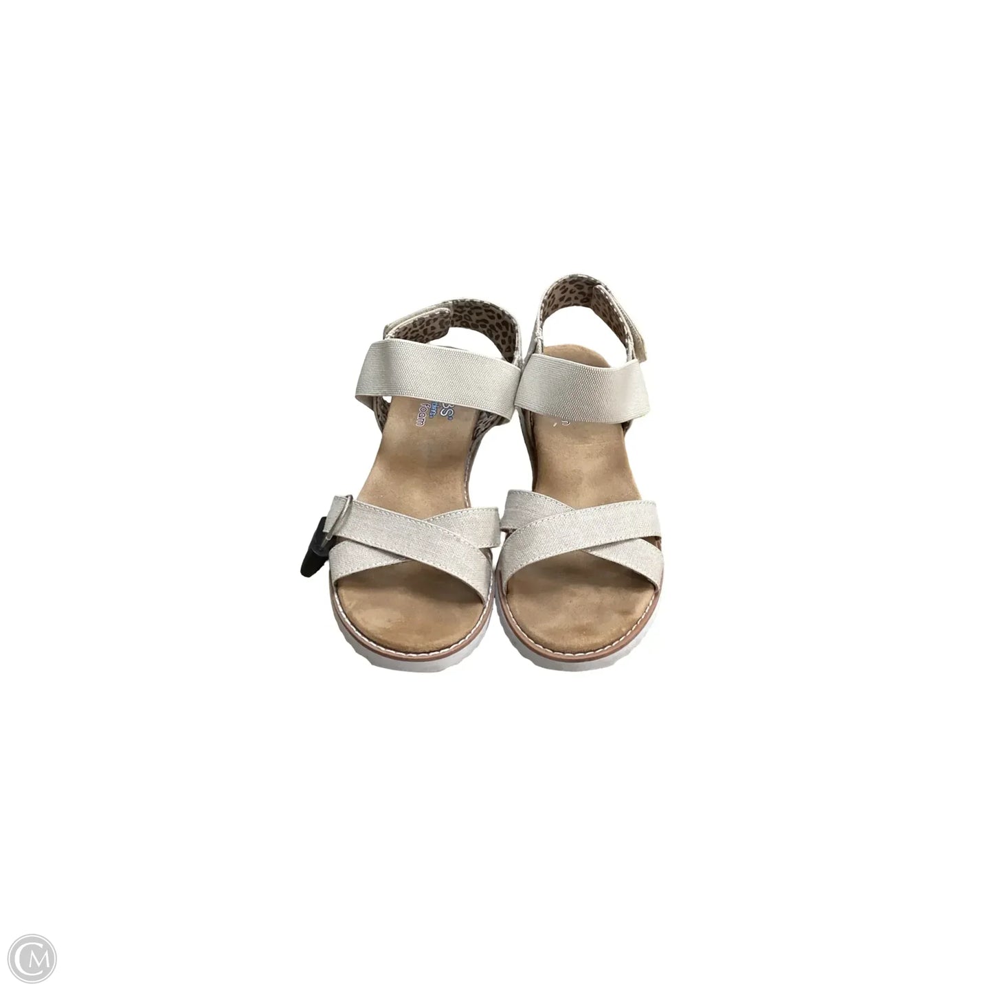 Sandals Flats By Bobs In Tan, Size: 9.5