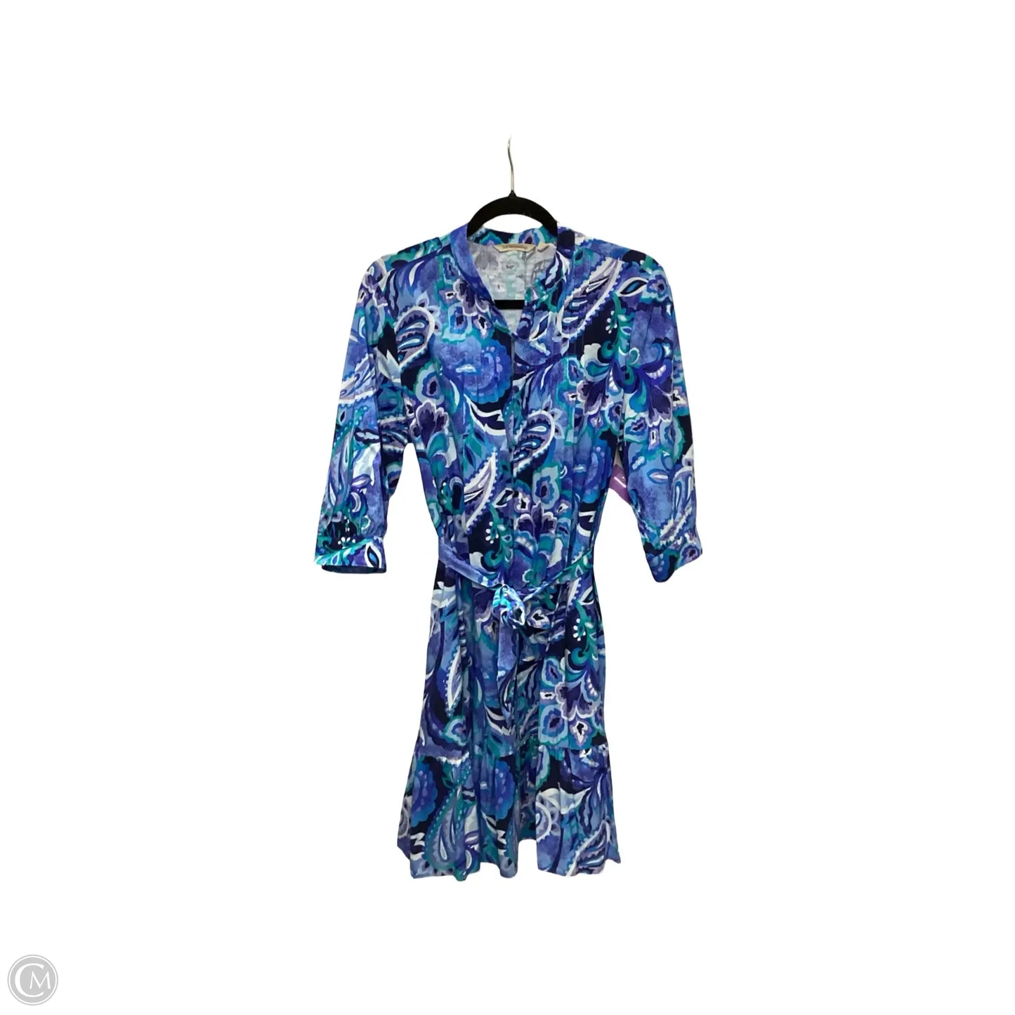 Dress Casual Short By Soft Surroundings In Blue, Size: Lp
