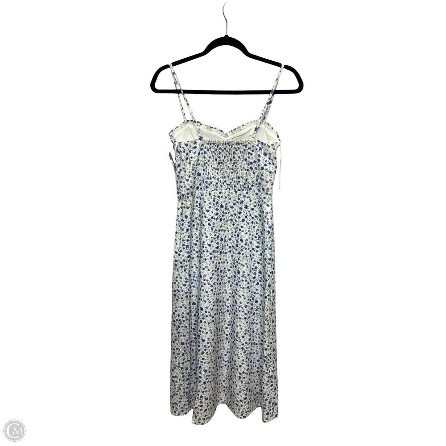 Dress Casual Midi By French Connection In Blue & White, Size: 2