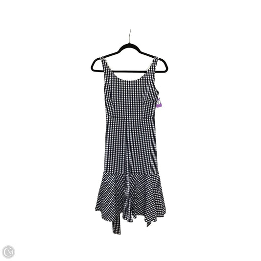 Dress Casual Midi By J. Crew In Blue & White, Size: 2p