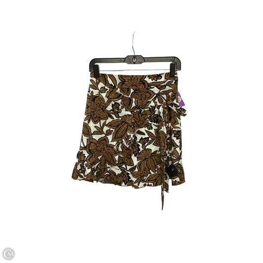 Skort By Clothes Mentor In Brown, Size: S