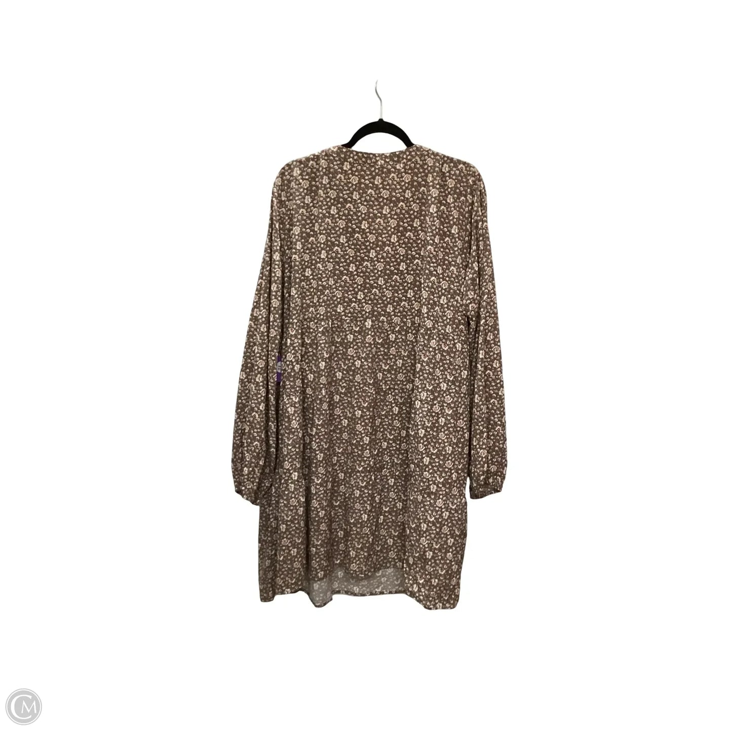 Dress Casual Short By Cotton Bleu In Brown, Size: 3x