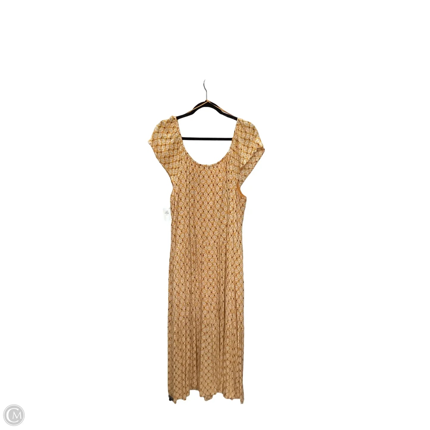 Dress Casual Maxi By Knox Rose In Yellow, Size: Xxl