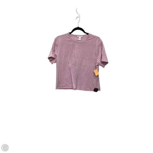 Athletic Top Short Sleeve By Athleta In Pink, Size: M