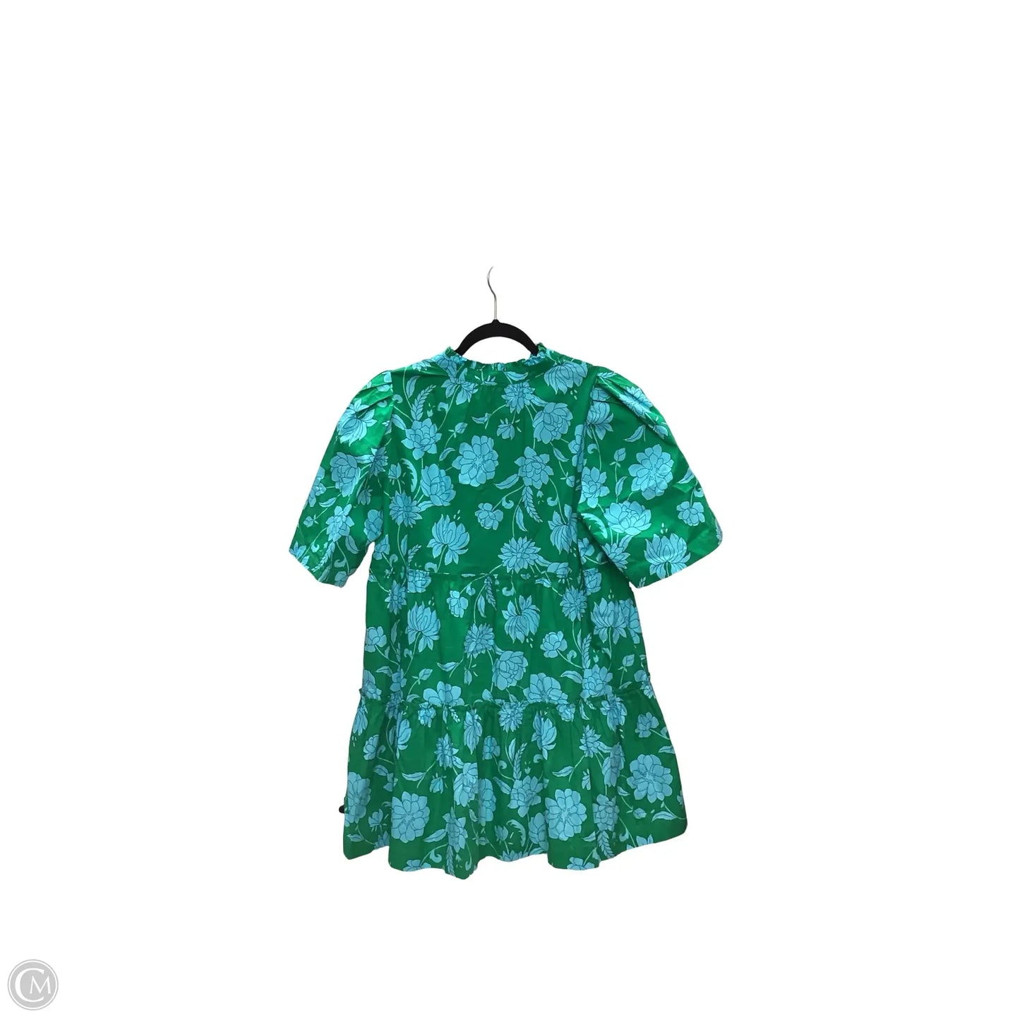 Dress Casual Short By Sugar Lips In Blue & Green, Size: Xs