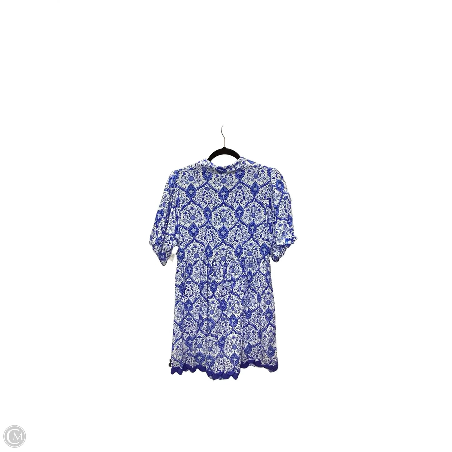 Dress Casual Short By Shop The Mint In Blue & White, Size: M