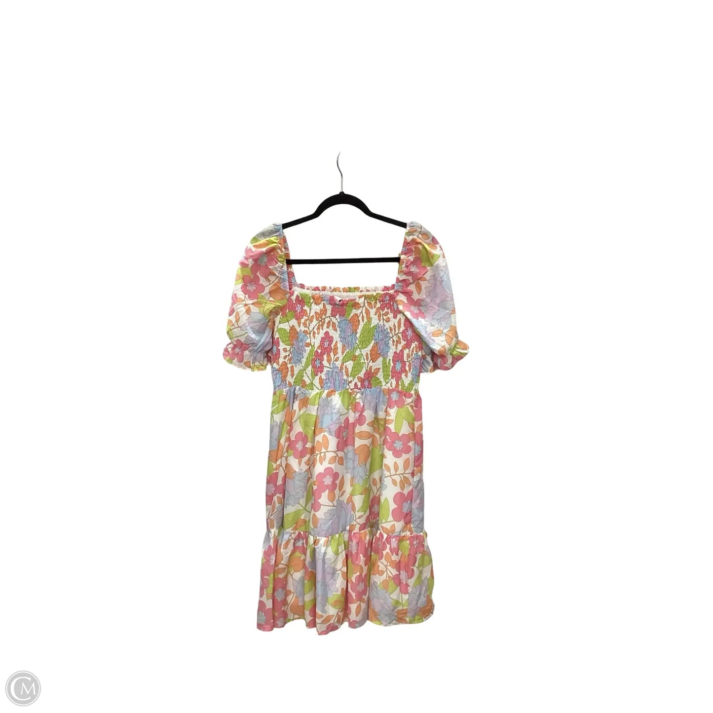 Dress Casual Short By J.marie In Floral Print, Size: L