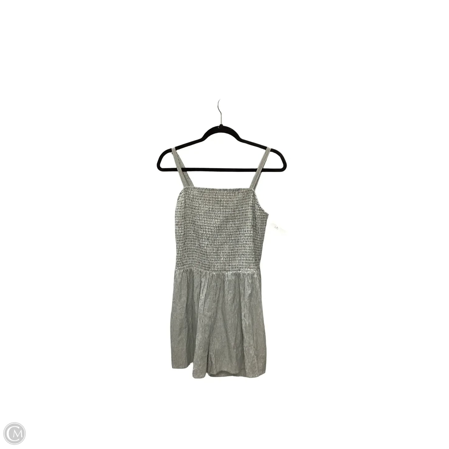 Romper By Universal Thread In Striped Pattern, Size: L
