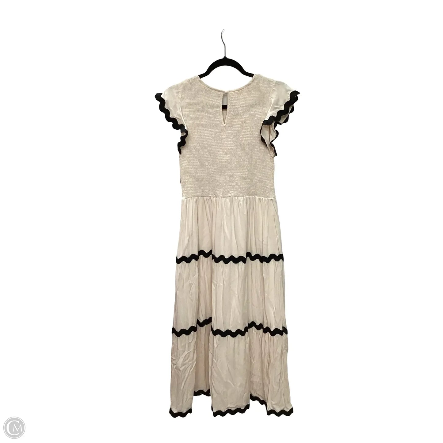 Dress Casual Maxi By Zesica In Cream, Size: M