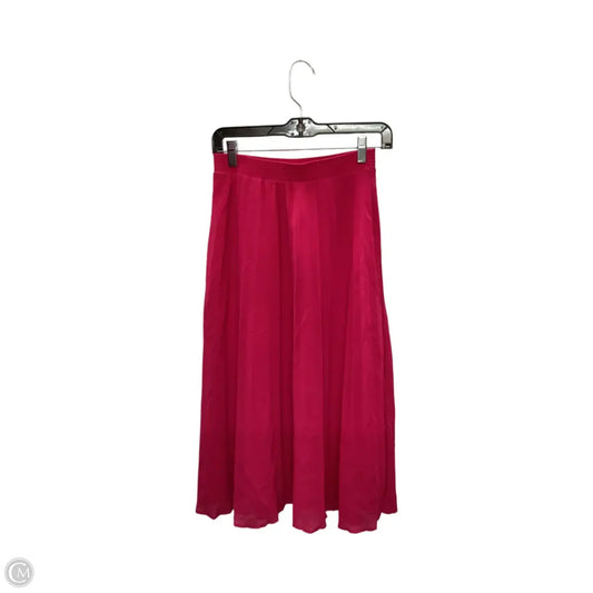 Skirt Maxi By A New Day In Pink, Size: Xs