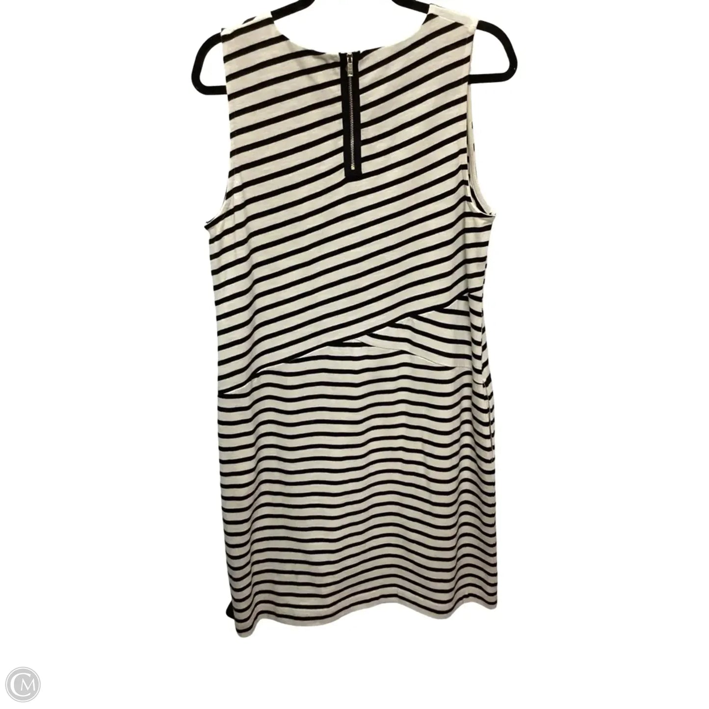 Dress Casual Short By Talbots In Black & Cream, Size: L