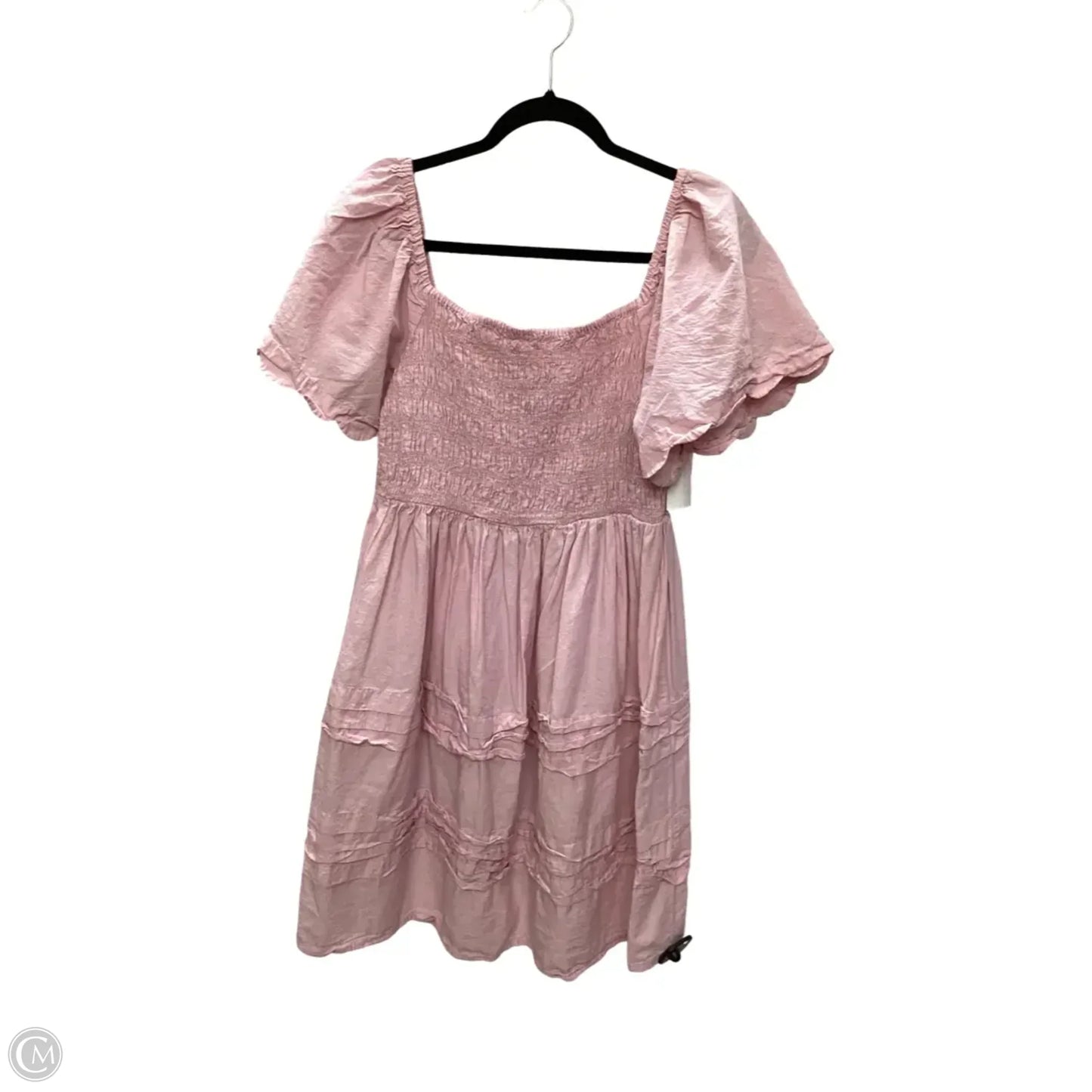 Dress Casual Short By Simply Southern In Pink, Size: L