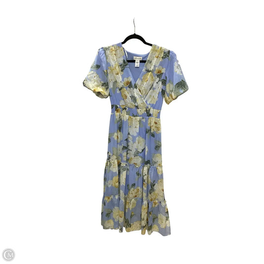 Dress Casual Maxi By Kate And Lily In Blue & Yellow, Size: 8