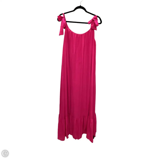 Dress Casual Maxi By Adrienne In Pink, Size: M
