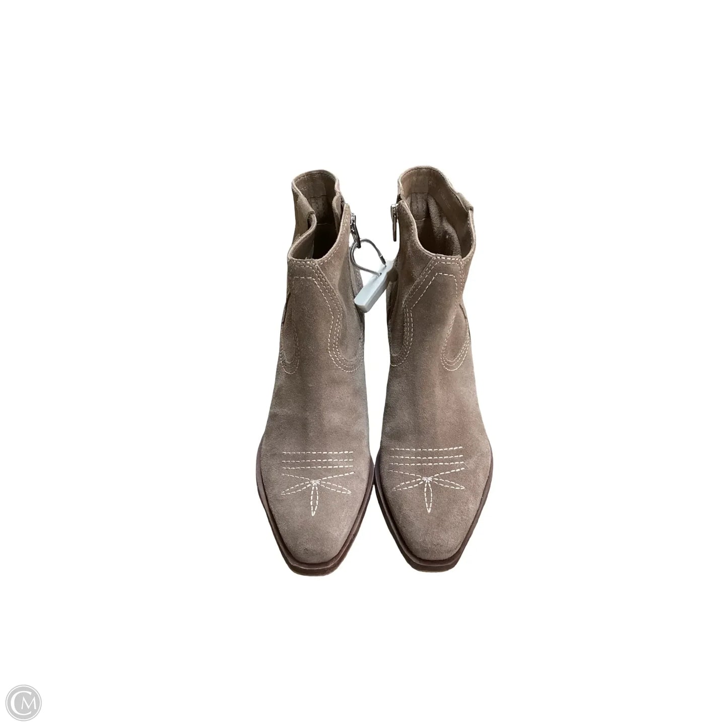 Boots Ankle Heels By Dolce Vita In Brown, Size: 7.5